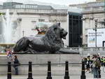 London  Der Trafalgar Square und die National Gallery (GB).